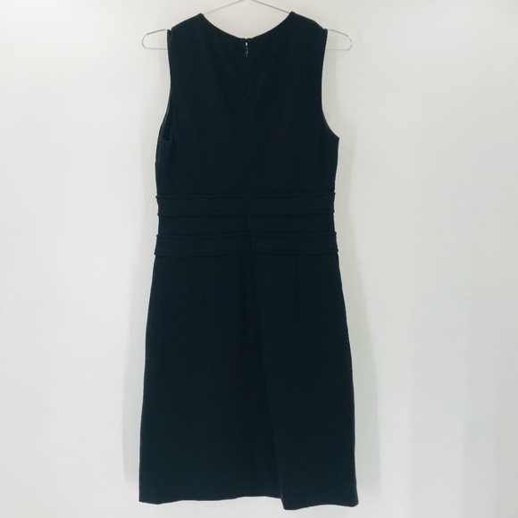 Diane Von Furstenberg Evita Sleeveless Ponte Fit And Flare Dress Black Size 6 - Picture 10 of 11